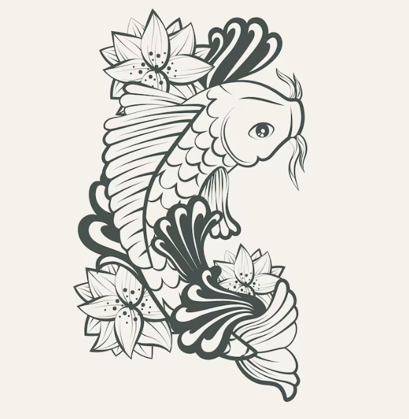 koi fish tattoo